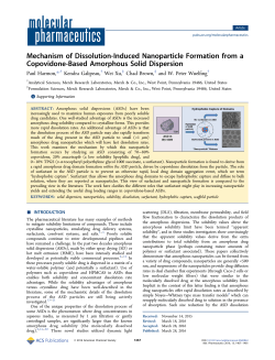 Mechanism of Dissolution-Induced Nanoparticle