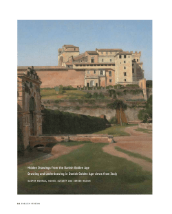 Hidden Drawings from the Danish Golden Age Drawing and