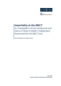 Impartiality at the BBC?