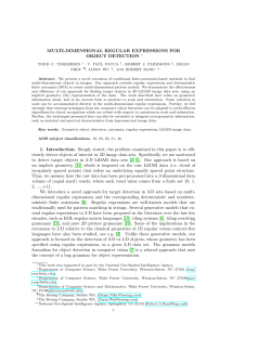 Multi-Dimensional Regular Expressions for Object Detection.