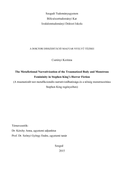 Szegedi Tudom&aacute;nyegyetem B&ouml;lcs&eacute;szettudom&aacute;nyi Kar