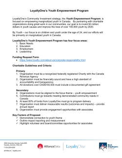 2014 LoyaltyOne Letterhead Template