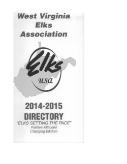 Untitled - West Virginia Elks Association