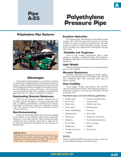 Polyethylene Pressure Pipe