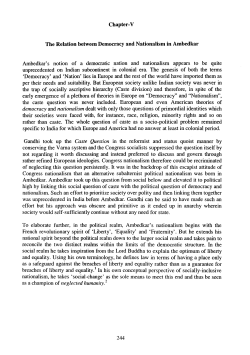 Chapter-V The Relation between Democracy and