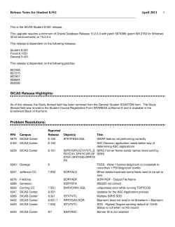 Student 8.5S1 Release Guide.