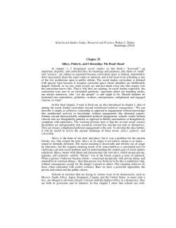 Chapter 25 Idiocy, Puberty, and Citizenship