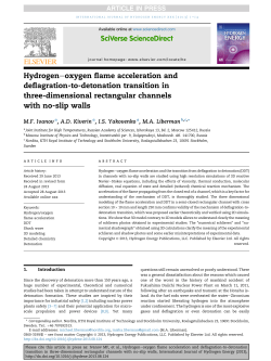 Hydrogen-oxygen flame acceleration and deflagration-to