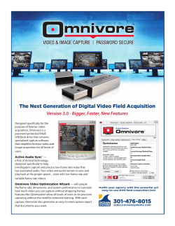 The Next Generation of Digital Video Field