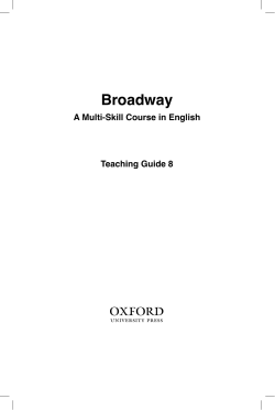 Teaching Guide 8 - Oxford University Press