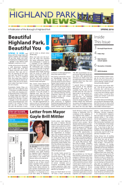 H.P. News - Highland Park