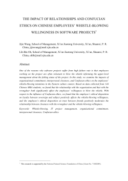 the impact of relationships and confucian ethics on chinese