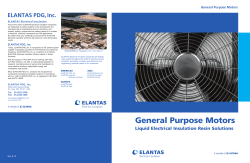 General Purpose Motors - ELANTAS Electrical Insulation