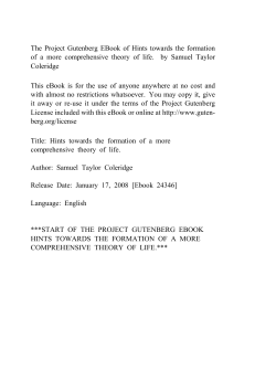 Hints towards the formation of a more