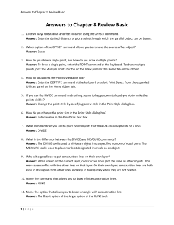 Answers to Chapter 8 Review Basic