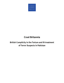 Cruel Britannia - Human Rights Watch