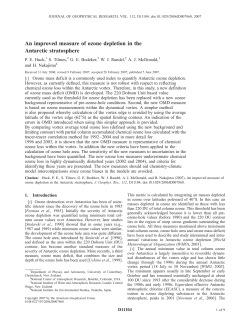 An improved measure of ozone depletion in the Antarctic stratosphere