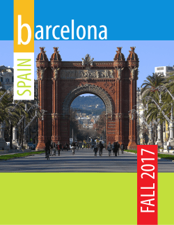 Barcelona Brochure 2017