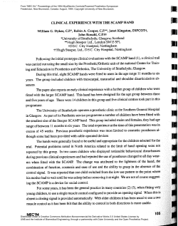 ers when fitted with the SCAMP The change was attributed to the