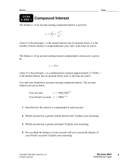 Compound Interest