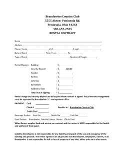 Brandywine Country Club 5555 Akron