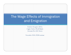 The Wage effects of Immigration and Emigration in European