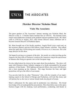 Fletcher Director Nicholas Muni