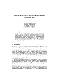 Emotionally Expressive Head and Body Movement