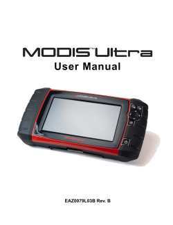MODIS Ultra User Manual - Snap-on