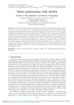Maser polarization with ALMA