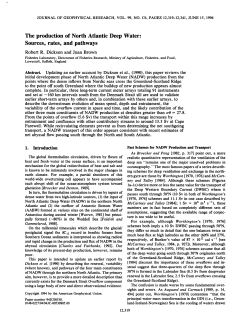 The production of North Atlantic Deep Water: Sources, rates