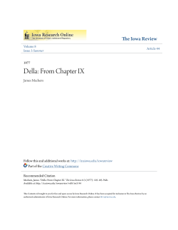 Della: From Chapter IX