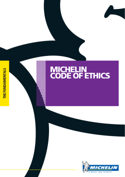 Michelin code of ethics