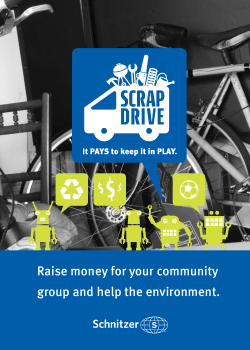 Raise money for your community group and help the environment.