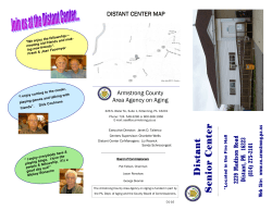 Center Brochure - Armstrong County