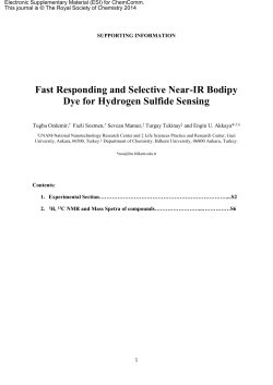 Fast Responding and Selective Near-IR Bodipy