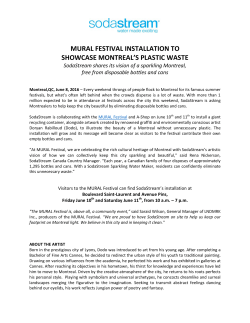 mural festival installation to showcase montreal`s