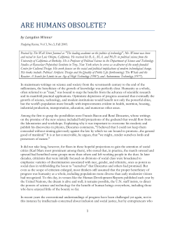 are humans obsolete?