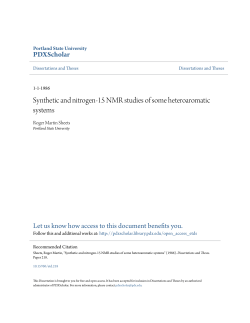Synthetic and nitrogen-15 NMR studies of some