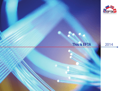 This is EFTA 2014 - European Free Trade Association