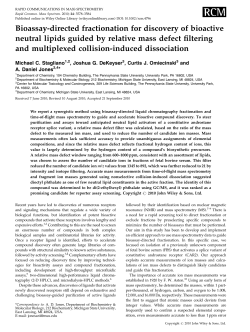 Bioassaydirected fractionation for discovery of bioactive neutral