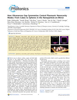 How Ultranarrow Gap Symmetries Control
