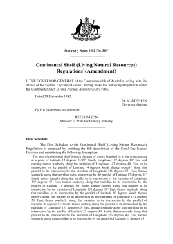 Continental Shelf (Living Natural Resources)