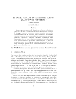 Is every radiant function the sum of quasiconvex functions?