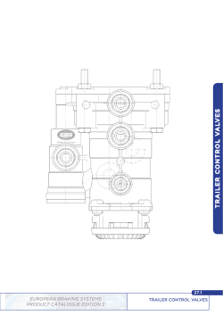 trailer control valves - European Braking Systems