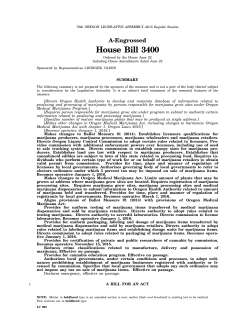 House Bill 3400 - Oregon Legislative Information System