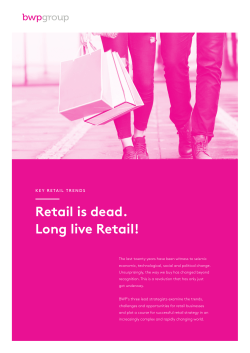 Retail is dead. Long live Retail!