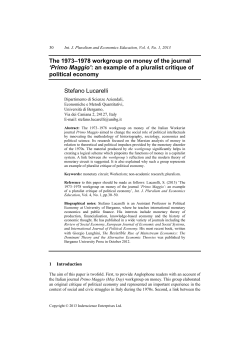 The 1973–1978 workgroup on money of the - Aisberg