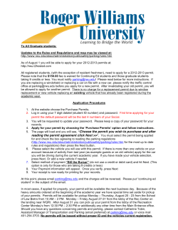 5. The page will load and you will see, &ldquo;Choose the permit you wish