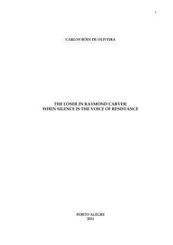 the loser in raymond carver: when silence is the voice of